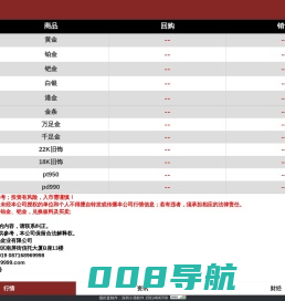 闽鸿金业 | 贵金属行情