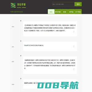 财经早餐-财经快讯新媒体