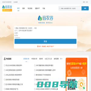 码农谷：职业资格考试试题与答案大全