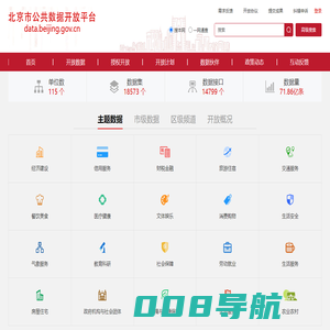 北京市公共数据开放平台