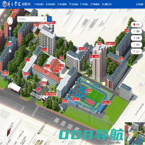 外交学院三维校园GIS|智慧校园可视化平台|校园地图
